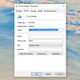 Changing the settings of a Windows shortcut.